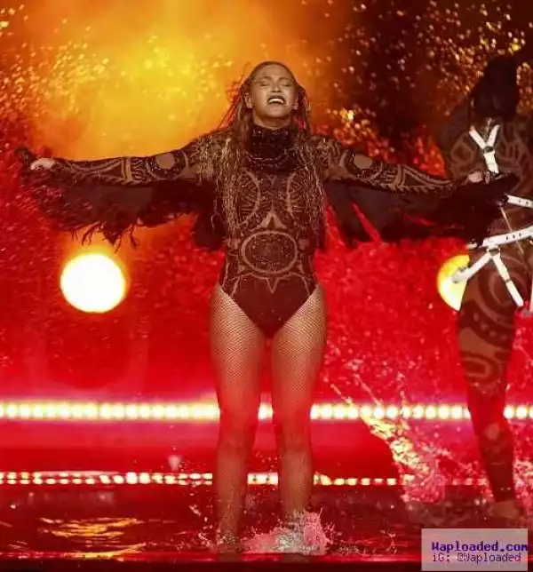 Beyonce Flaunts Figure In Sequined Bodysuit For Performance At 2016 BET Awards